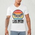 I Like Moths And Maybe 3 People Insect Moth Lovers Introvert Men's V-Neck T-Shirt