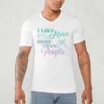 I Like Music More Than People Introvert Music Lover INTP Pun Men's V-Neck T-Shirt I Like Music More Than People Introvert Music Lover INTP Pun Men's V-Neck T-Shirt