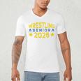 Night Wrestling Senior 2026 Graduation Men's V-Neck T-Shirt
