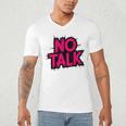 No Small Talk Zone – Introvert Quote Men's V-Neck T-Shirt No Small Talk Zone – Introvert Quote Men's V-Neck T-Shirt