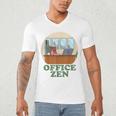 Office Zen Introvert Office Staff Secretary Employee Admin Men's V-Neck T-Shirt Office Zen Introvert Office Staff Secretary Employee Admin Men's V-Neck T-Shirt