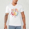 Old-School Hip Hop 80's 90's Style Music Cassette Nostalgia Men's V-Neck T-Shirt