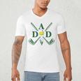 Par Dad Golf Matching Golfing Quote Party Pocket Men's V-Neck T-Shirt Par Dad Golf Matching Golfing Quote Party Pocket Men's V-Neck T-Shirt