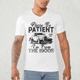 Be Patient With Me I'm From The 1900s Cool Vintage Car Lover Men's V-Neck T-Shirt