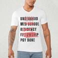 PGY Done Medical Training Residency Fellowship Graduation Men's V-Neck T-Shirt