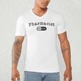 Pharmacy Student TShirt Pharmacist Graduation Est 2021 Men's V-Neck T-Shirt