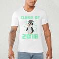 Pinguin Class 2018 Shirt Graduation Kids Graduate Men's V-Neck T-Shirt
