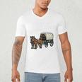 Please Be Patient I'm From The 1900s Amish Wagon & Vintage Premium Men's V-Neck T-Shirt