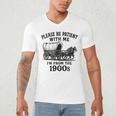 Please Be Patient With Me I'm From The 1900s Boomer Premium Tri-Blend Men's V-Neck T-Shirt