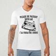 Please Be Patient With Me I'm From The 1900s Cassette Pencil Premium Men's V-Neck T-Shirt Please Be Patient With Me I'm From The 1900s Cassette Pencil Premium Men's V-Neck T-Shirt