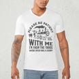 Please Be Patient With Me I'm From The 1900s Funny Train Men's V-Neck T-Shirt