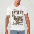 Please Be Patient With Me I'm From The 1900s Graphic Premium Men's V-Neck T-Shirt