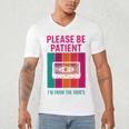 Please Be Patient I'm From The 1900s Retro Cassette Tape Premium Tri-Blend Men's V-Neck T-Shirt Please Be Patient I'm From The 1900s Retro Cassette Tape Premium Tri-Blend Men's V-Neck T-Shirt