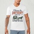 Please Be Patient I'm From The 1900s Throwback Men's V-Neck T-Shirt Please Be Patient I'm From The 1900s Throwback Men's V-Neck T-Shirt