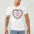 Please Be Patient With Me I'm From The 1900S Vintage Floral Premium Tri-Blend Men's V-Neck T-Shirt Please Be Patient With Me I'm From The 1900S Vintage Floral Premium Tri-Blend Men's V-Neck T-Shirt
