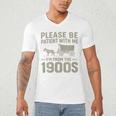 Please Be Patient I'm From The 1900s Vintage Over The Hill Premium Tri-Blend Men's V-Neck T-Shirt Please Be Patient I'm From The 1900s Vintage Over The Hill Premium Tri-Blend Men's V-Neck T-Shirt