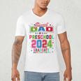Pre School Graduation Idea For Dad & Preschool Graduation Men's V-Neck T-Shirt