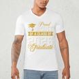 Proud Aunt Of A Class Of 2026 Graduate Senior Graduation 26 Men's V-Neck T-Shirt