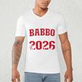 Proud Babbo Of a Class Of 2026 Graduate For Graduation Men's V-Neck T-Shirt