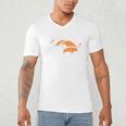 Proud Dad Of A 2025 Senior Basketball Graduation Men's V-Neck T-Shirt