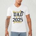 Proud Dad Of a 2025 Senior Graduation Men's V-Neck T-Shirt