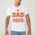 Proud Dad Of A 2026 Senior Basketball Graduation Family Men's V-Neck T-Shirt