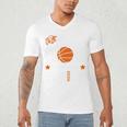 Proud Mom Of a Basketball Senior Class Of 2026 Graduation Men's V-Neck T-Shirt