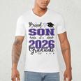 Proud Son Of a Class Of 2026 Graduate For Graduation Men's V-Neck T-Shirt