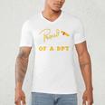 Proud Wife Of a DPT Graduate Graduation Grad Men's V-Neck T-Shirt