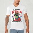 Puerto Rican Dad Idea For Men & Papá Boricua Coqui Frog Men's V-Neck T-Shirt