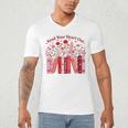 Read Your Heart Out Teacher Valentines Day Reading Book Men's V-Neck T-Shirt