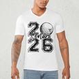 Senior 2026 Golf Player Heart Graduation Girls Teens Men's V-Neck T-Shirt