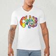 Senior Class Of 2019 Boho Tie Dye Graduation Men's V-Neck T-Shirt