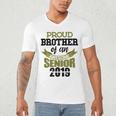 Senior Class Of 2019 Tshirt Graduation Awesome Brother Men's V-Neck T-Shirt