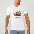 Senior Football Mom Class Of 2025 Graduation Graduate Men's V-Neck T-Shirt