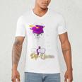 Senior Graduation 2020 Got My Dip-Llama Diploma Llama Pun Men's V-Neck T-Shirt