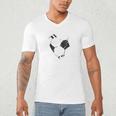 Senior Mommy Class Of 2026 Soccer Graduation Heart Premium Tri-Blend Men's V-Neck T-Shirt
