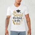 She Believed She Could So She Did Graduation Shirt Men's V-Neck T-Shirt