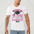 She Believed She Could So She Mastered It Graduation Men's V-Neck T-Shirt