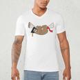 Sloth Graduation Shirt Cute Animal Diploma Grad Men's V-Neck T-Shirt