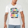 So Long Preschool Pre-K Here I Come Graduation Men's V-Neck T-Shirt
