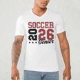 Soccer Senior Night Soccer Senior 2026 Graduation 71 Men's V-Neck T-Shirt