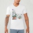Social Anxiety Introvert Nervous Awkward Socially Men's V-Neck T-Shirt
