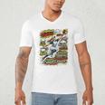 Softball Outfielder Best Traits Brave Retro Comic Book Art Premium Tri-Blend Men's V-Neck T-Shirt Softball Outfielder Best Traits Brave Retro Comic Book Art Premium Tri-Blend Men's V-Neck T-Shirt