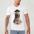 Spinone Italiano Dog Graduation Cap School Graduate Owner Men Women Kids Men's V-Neck T-Shirt