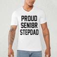 Stepfather SEN18R Graduation Party Stepdad Senior 2018 Shirt Men's V-Neck T-Shirt