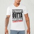 Straight Outta High School Class Of 2023 Graduation Men's V-Neck T-Shirt