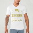Super Proud Big Cousin Of 2025 Graduate Graduation Family Premium Men's V-Neck T-Shirt