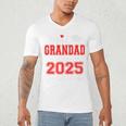 Super Proud Grandad Of 2025 Graduate Graduation Family Premium Men's V-Neck T-Shirt