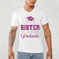 Super Proud Sister Of 2025 Graduate Senior Graduation Family Premium Tri-Blend Men's V-Neck T-Shirt